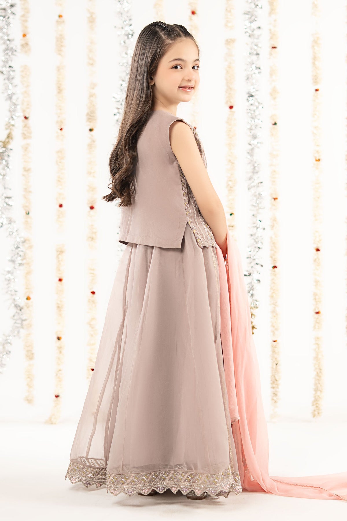 kids-clothes-mks-ef26-34-lilac by Maria B Kids - Designer Dress  - Type : KidsClothes - Available at Libayah - 100% Original 