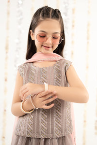 kids-clothes-mks-ef26-34-lilac by Maria B Kids - Designer Dress  - Type : KidsClothes - Available at Libayah - 100% Original 