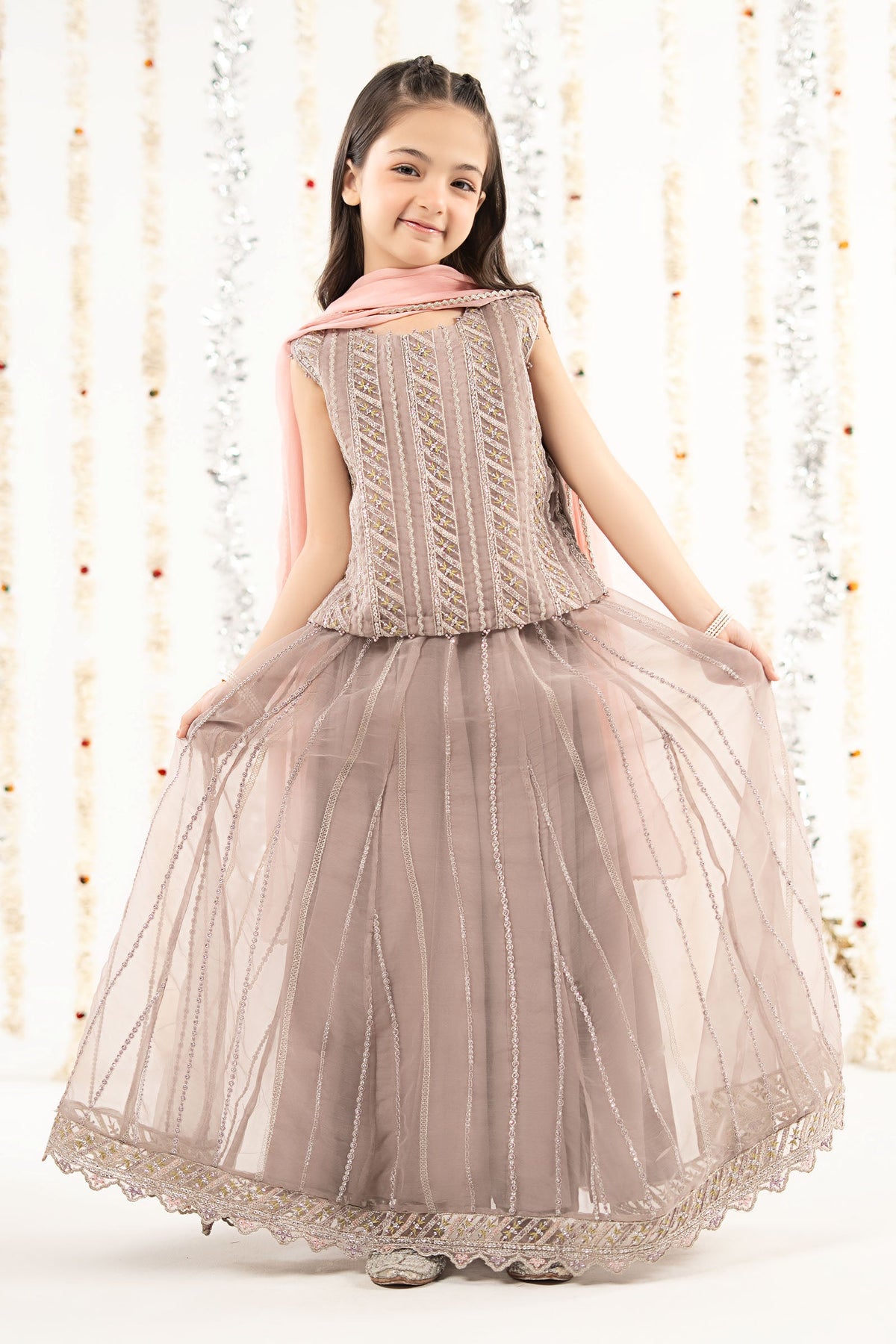 kids-clothes-mks-ef26-34-lilac by Maria B Kids - Designer Dress  - Type : KidsClothes - Available at Libayah - 100% Original 