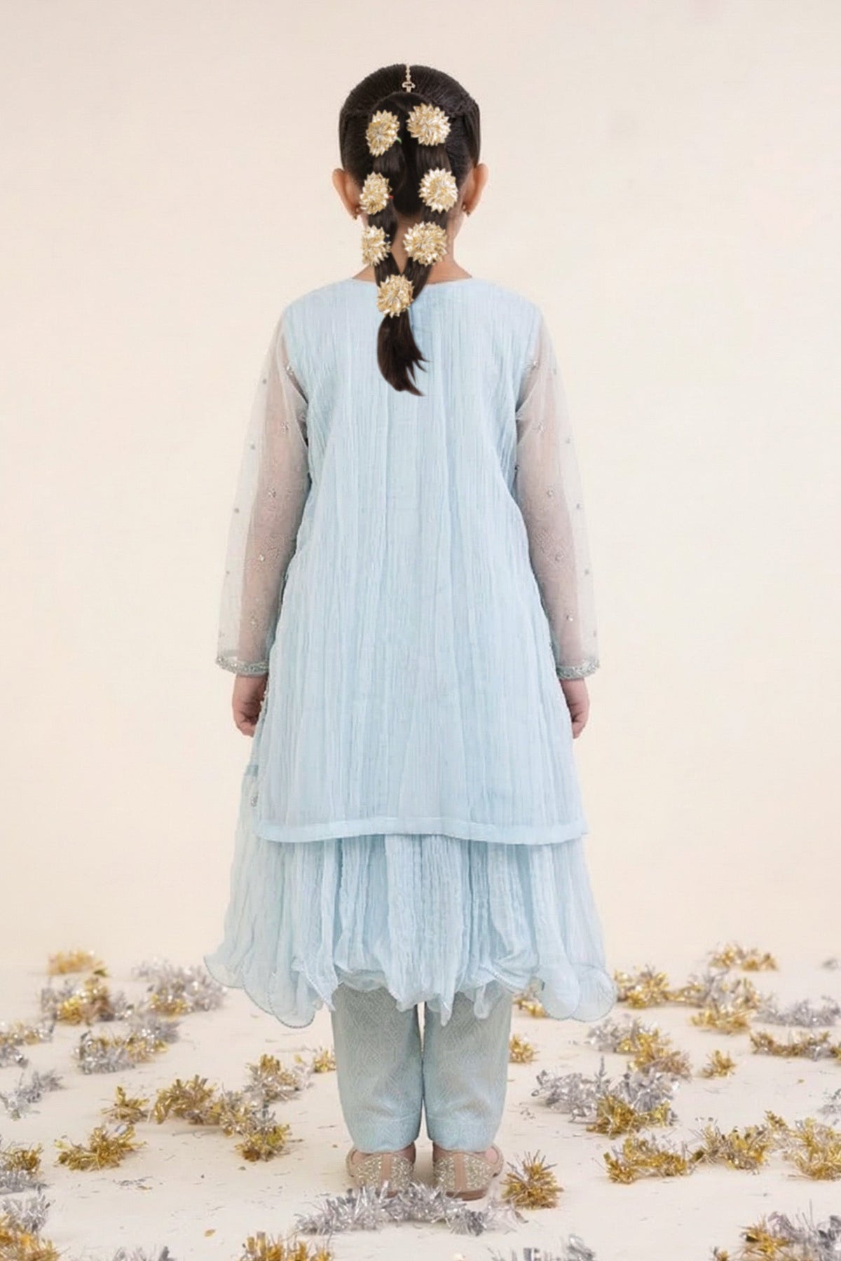 kids-clothes-mks-ef26-42-sky-blue by Maria B Kids - Designer Dress  - Type : KidsClothes - Available at Libayah - 100% Original 