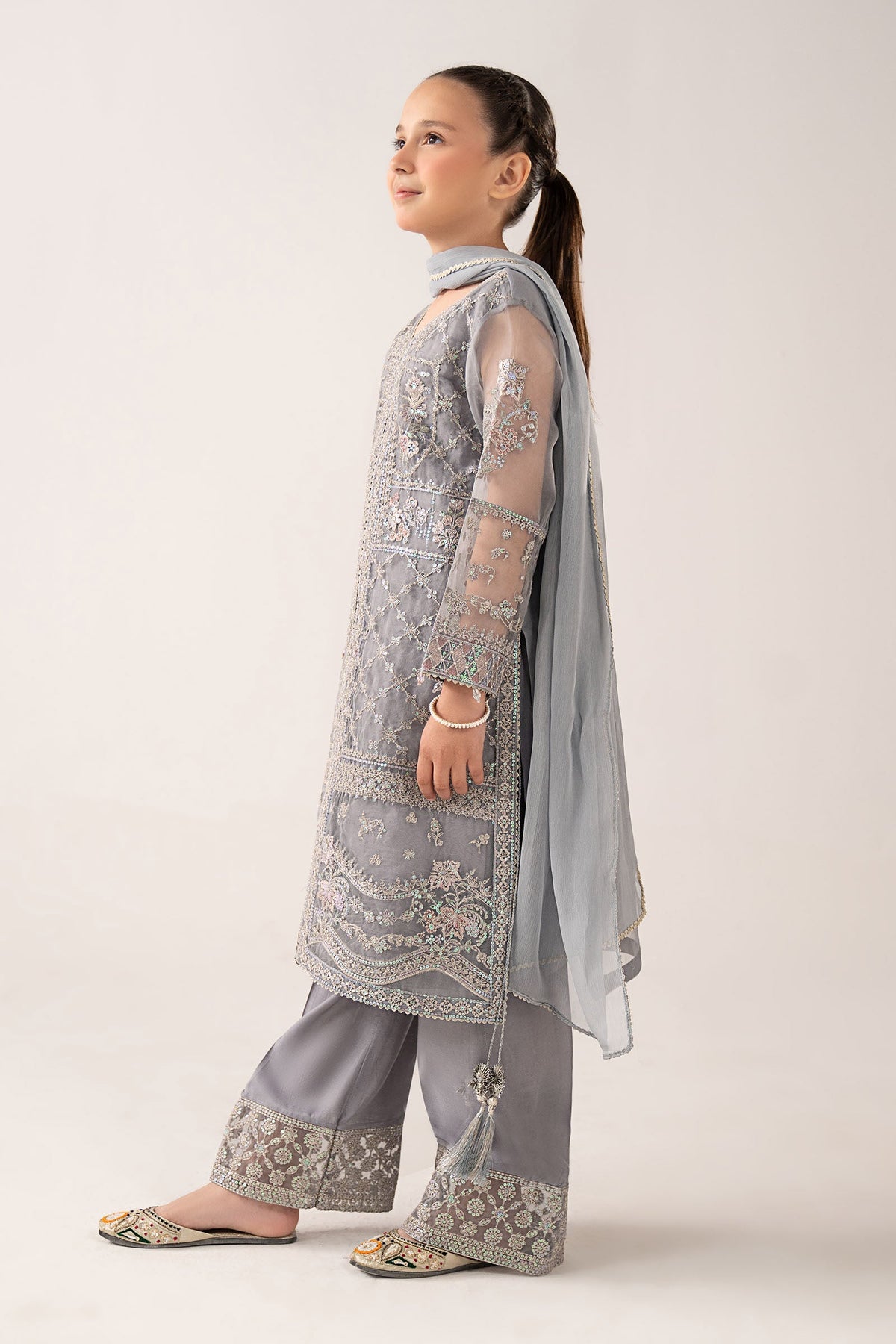 kids-clothes-mks-ef26-48-blue by Maria B Kids - Designer Dress  - Type : KidsClothes - Available at Libayah - 100% Original 