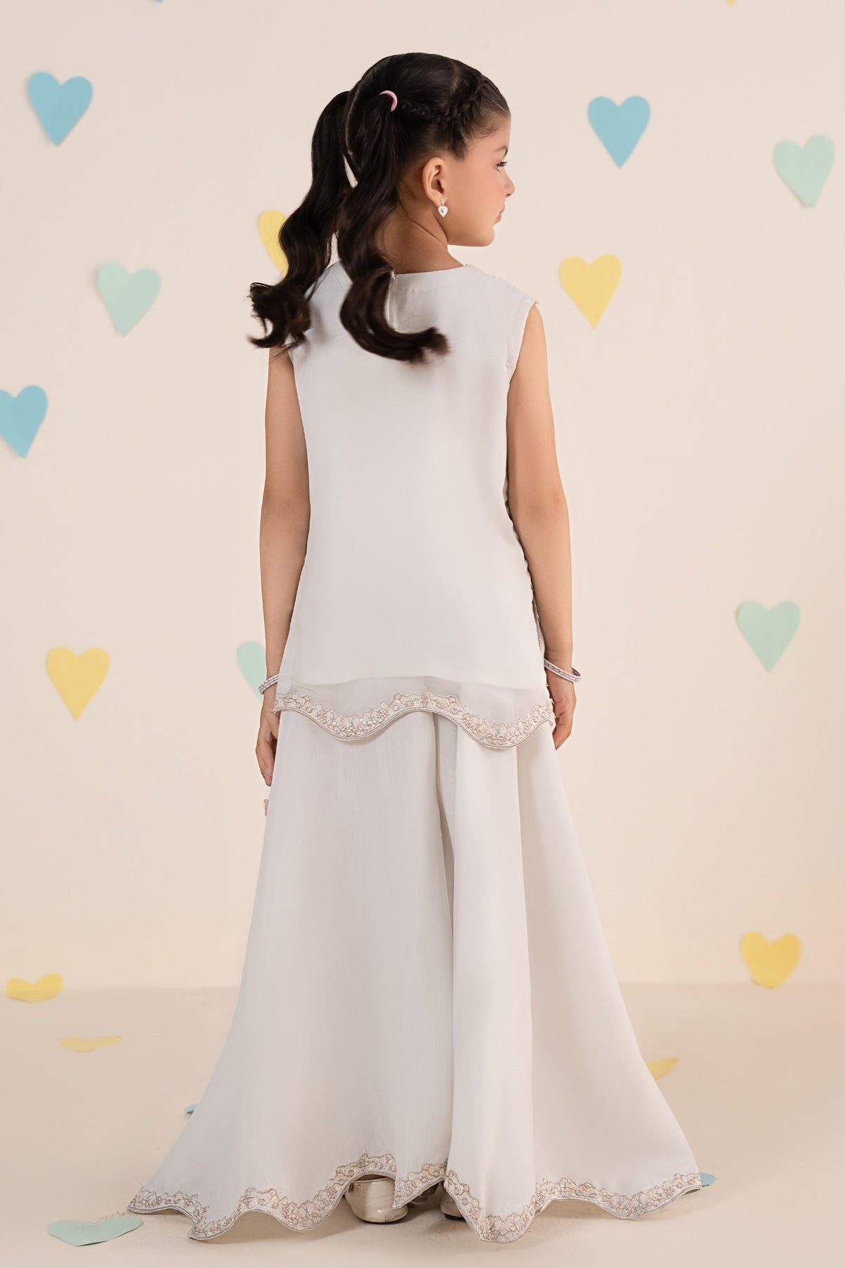 kids-clothes-mks-ea26-01-aqua by Maria B Kids - Designer Dress  - Type : KidsClothes - Available at Libayah - 100% Original 
