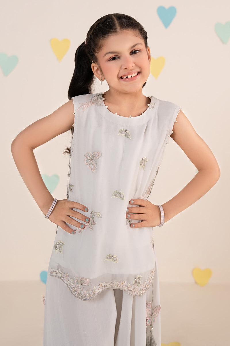 kids-clothes-mks-ea26-01-aqua by Maria B Kids - Designer Dress  - Type : KidsClothes - Available at Libayah - 100% Original 