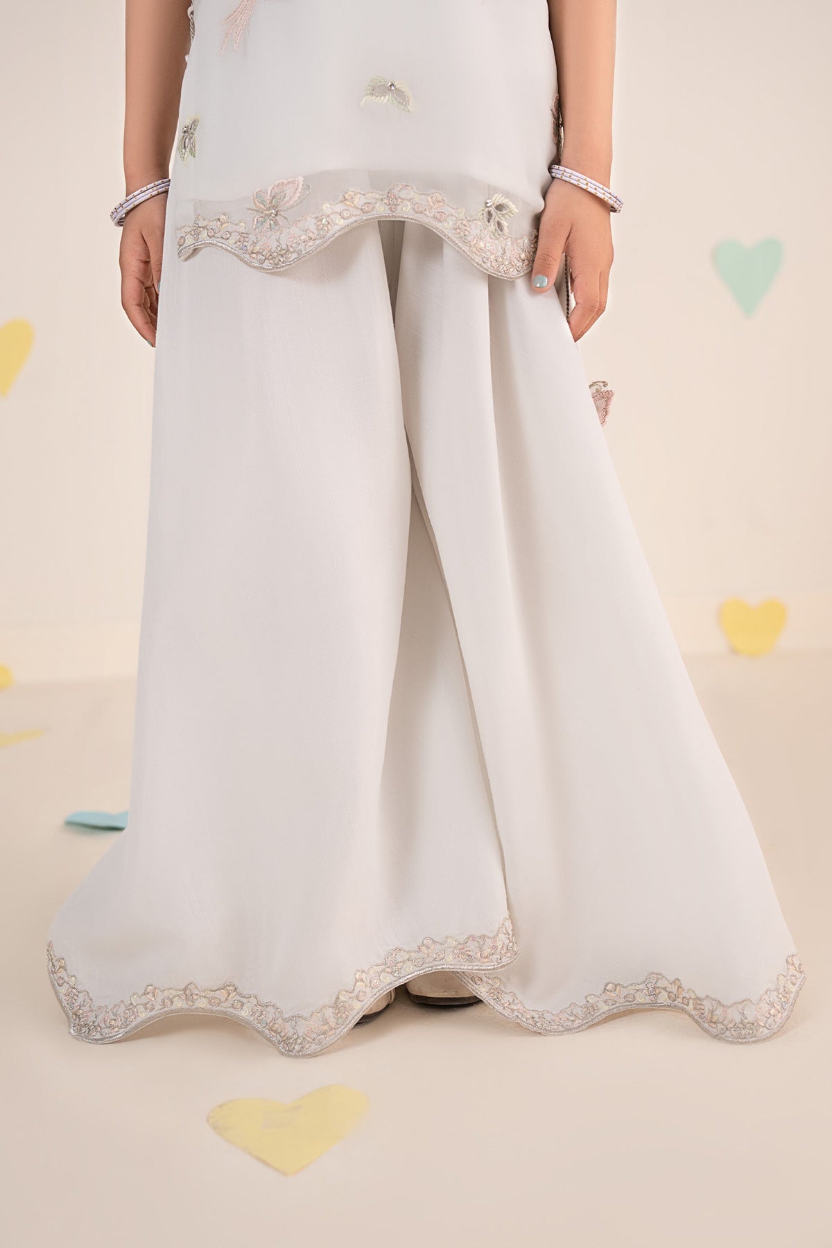 kids-clothes-mks-ea26-01-aqua by Maria B Kids - Designer Dress  - Type : KidsClothes - Available at Libayah - 100% Original 