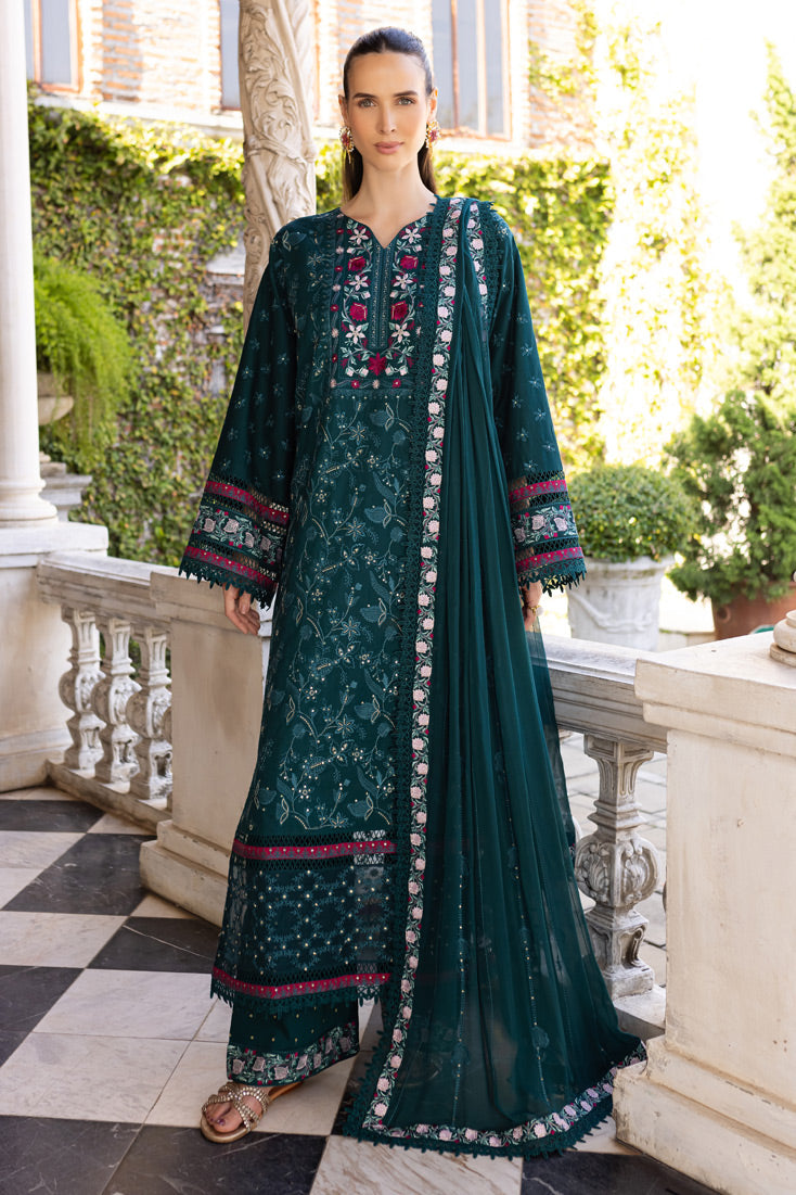 Marjjan | Ruhi Lawn | MLL-03 B ( by Marjjan - Designer Dress - Type: Ladies Clothes - Available at Libayah - 100% Original