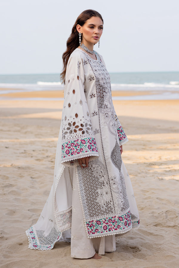 Marjjan | Mavi Lawn | MLL-21 A (SILVER SKIN) by Marjjan - Designer Dress  - Type : Ladies Clothes - Available at Libayah - 100% Original 