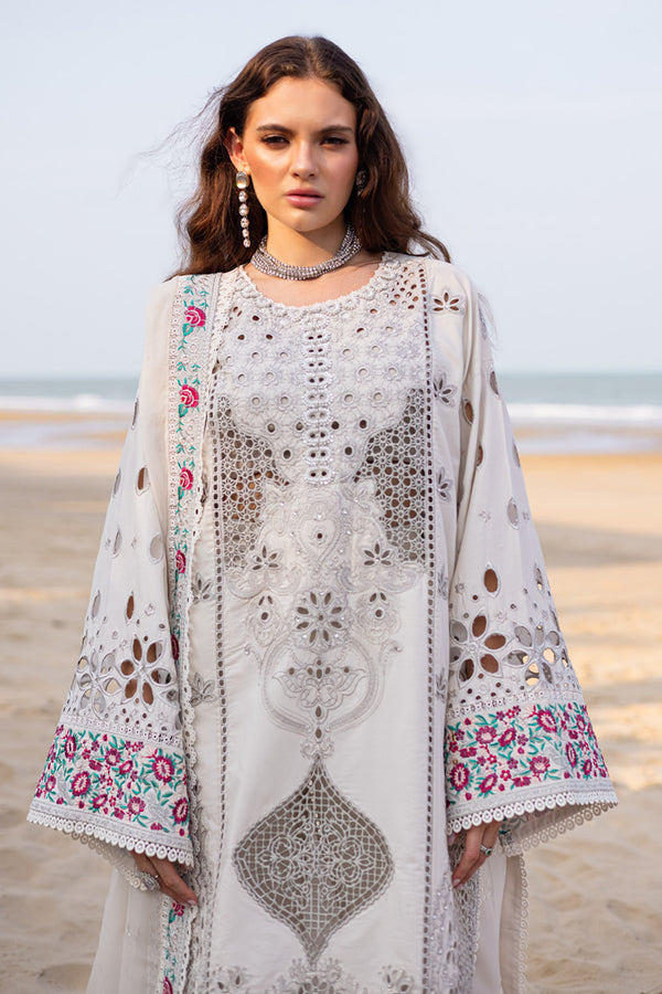 Marjjan | Mavi Lawn | MLL-21 A (SILVER SKIN) by Marjjan - Designer Dress  - Type : Ladies Clothes - Available at Libayah - 100% Original 