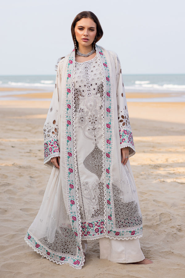 Marjjan | Mavi Lawn | MLL-21 A (SILVER SKIN) by Marjjan - Designer Dress  - Type : Ladies Clothes - Available at Libayah - 100% Original 