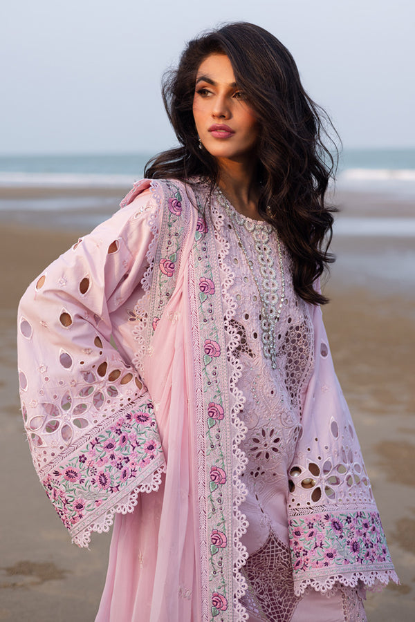 Marjjan | Mavi Lawn | MLL-21 B (PINK) by Marjjan - Designer Dress  - Type : Ladies Clothes - Available at Libayah - 100% Original 