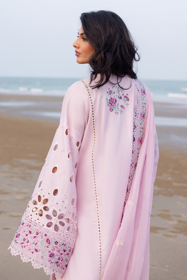 Marjjan | Mavi Lawn | MLL-21 B (PINK) by Marjjan - Designer Dress  - Type : Ladies Clothes - Available at Libayah - 100% Original 