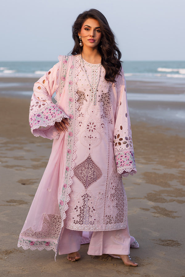 Marjjan | Mavi Lawn | MLL-21 B (PINK) by Marjjan - Designer Dress  - Type : Ladies Clothes - Available at Libayah - 100% Original 