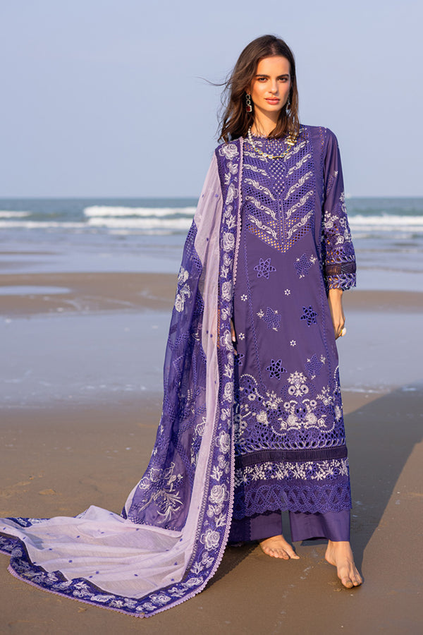 Marjjan | Mavi Lawn | MLL-22 A (PURPLE) by Marjjan - Designer Dress  - Type : Ladies Clothes - Available at Libayah - 100% Original 