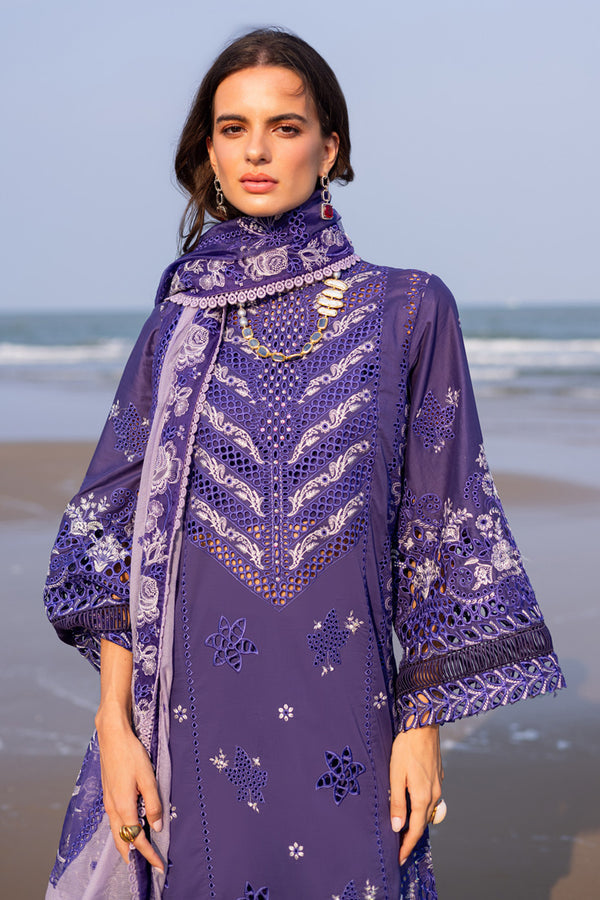 Marjjan | Mavi Lawn | MLL-22 A (PURPLE) by Marjjan - Designer Dress  - Type : Ladies Clothes - Available at Libayah - 100% Original 