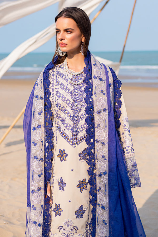 Marjjan | Mavi Lawn | MLL-22 B (SKIN) by Marjjan - Designer Dress  - Type : Ladies Clothes - Available at Libayah - 100% Original 