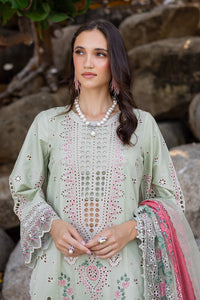 Marjjan | Mavi Lawn | MLL-24 B (PASTEL GREEN) by Marjjan - Designer Dress  - Type : Ladies Clothes - Available at Libayah - 100% Original 