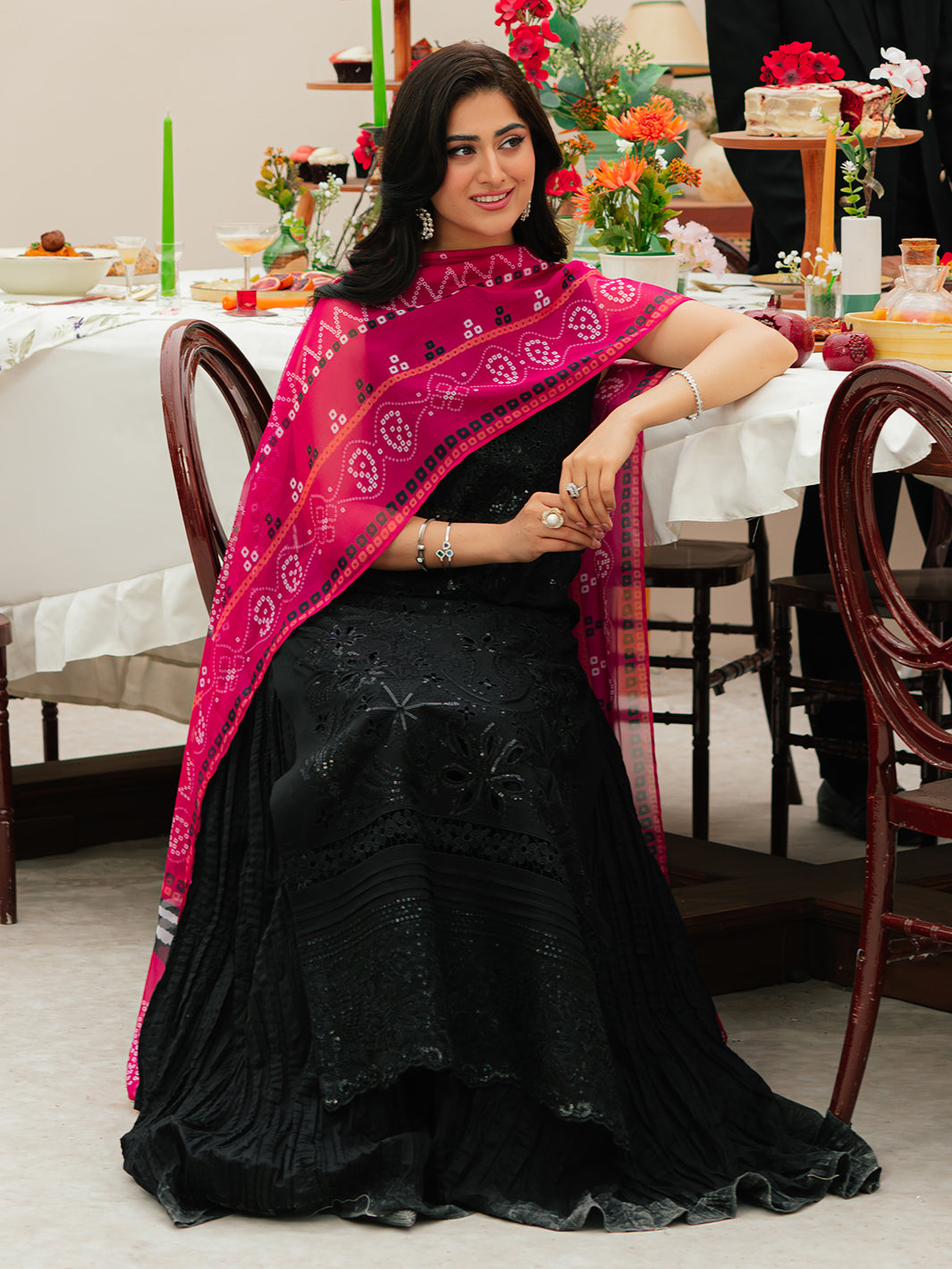 Mahnur | Allenura Luxury Lawn 24 | MOCHA by Mahnur - Designer Dress - Type: Ladies Clothes - Available at Libayah - 100% Original