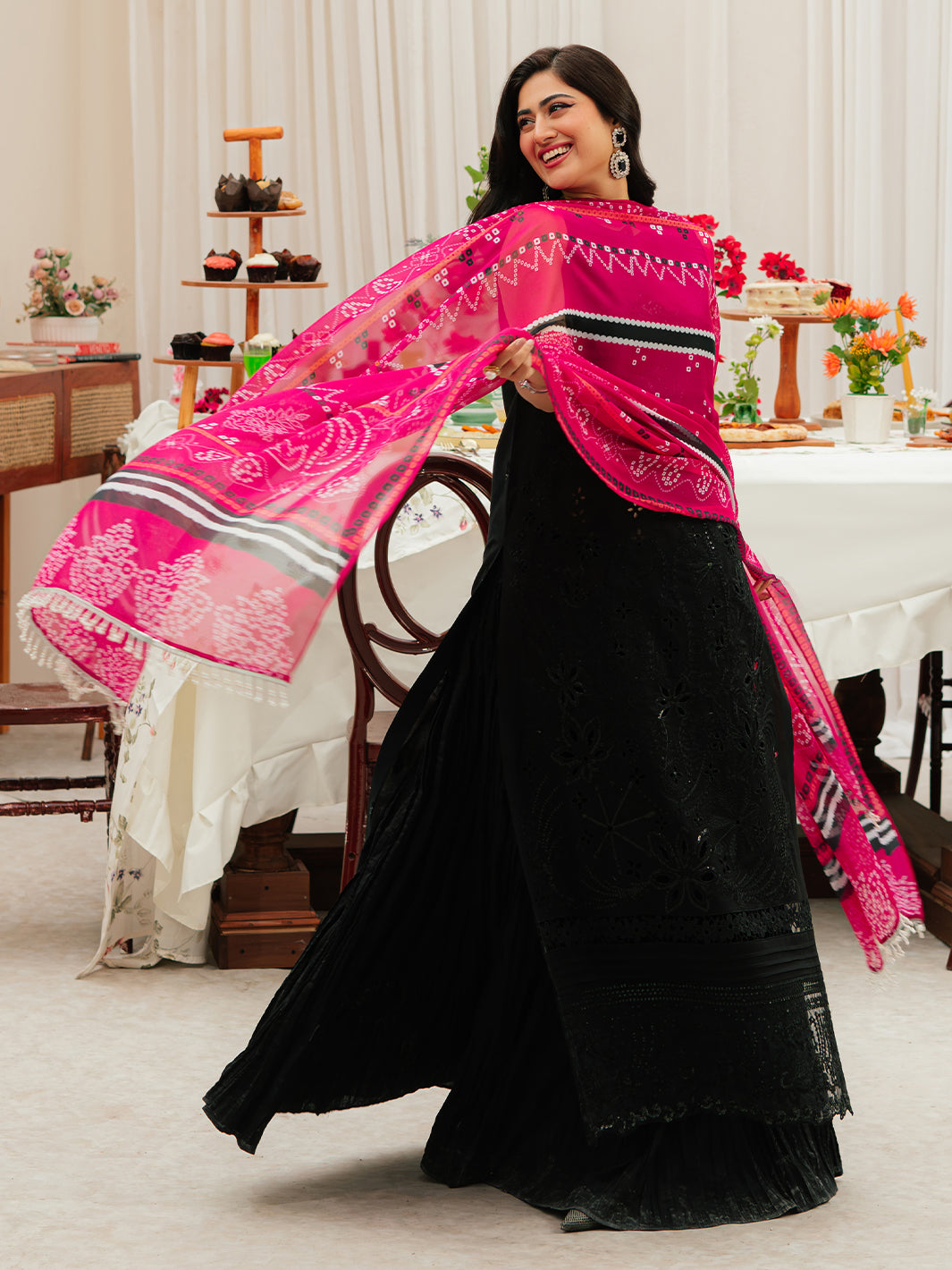 Mahnur | Allenura Luxury Lawn 24 | MOCHA by Mahnur - Designer Dress - Type: Ladies Clothes - Available at Libayah - 100% Original