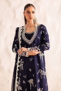 Marjjan | Elyna Lawn | IRINA MP-47 (NAVY BLUE) by Marjjan - Designer Dress  - Type : Ladies Clothes - Available at Libayah - 100% Original 