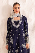 Marjjan | Elyna Lawn | IRINA MP-47 (NAVY BLUE) by Marjjan - Designer Dress  - Type : Ladies Clothes - Available at Libayah - 100% Original 