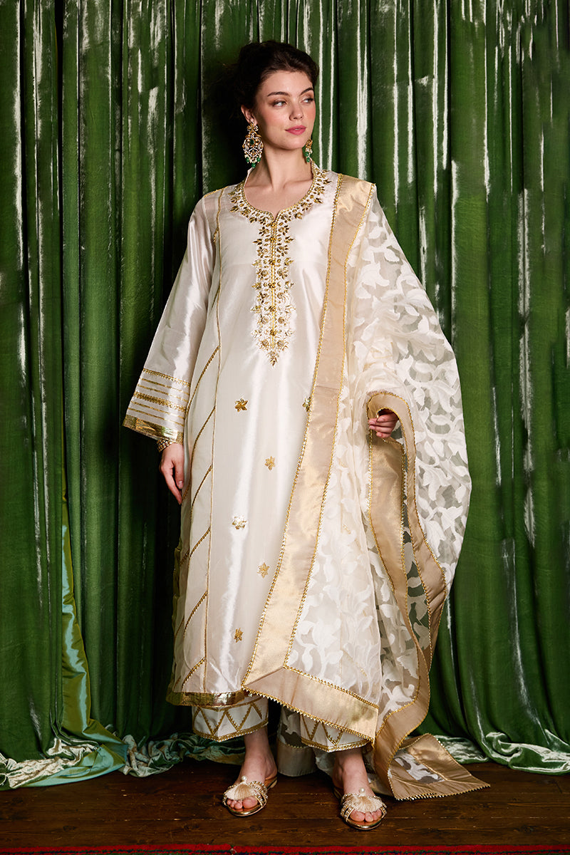 Mushq | Chandni Gota Love It | Moti by Mushq - Designer Dress - Type: Ladies Clothes - Available at Libayah - 100% Original