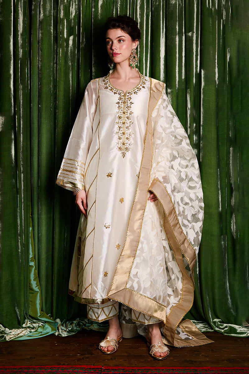 Mushq | Chandni Gota Love It | Moti by Mushq - Designer Dress - Type: Ladies Clothes - Available at Libayah - 100% Original