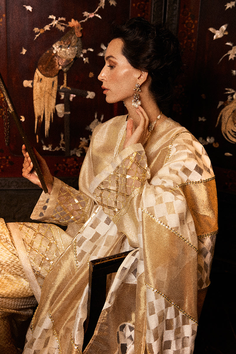 Mushq | Chandni Gota Love It | Basanti by Mushq - Designer Dress - Type: Ladies Clothes - Available at Libayah - 100% Original