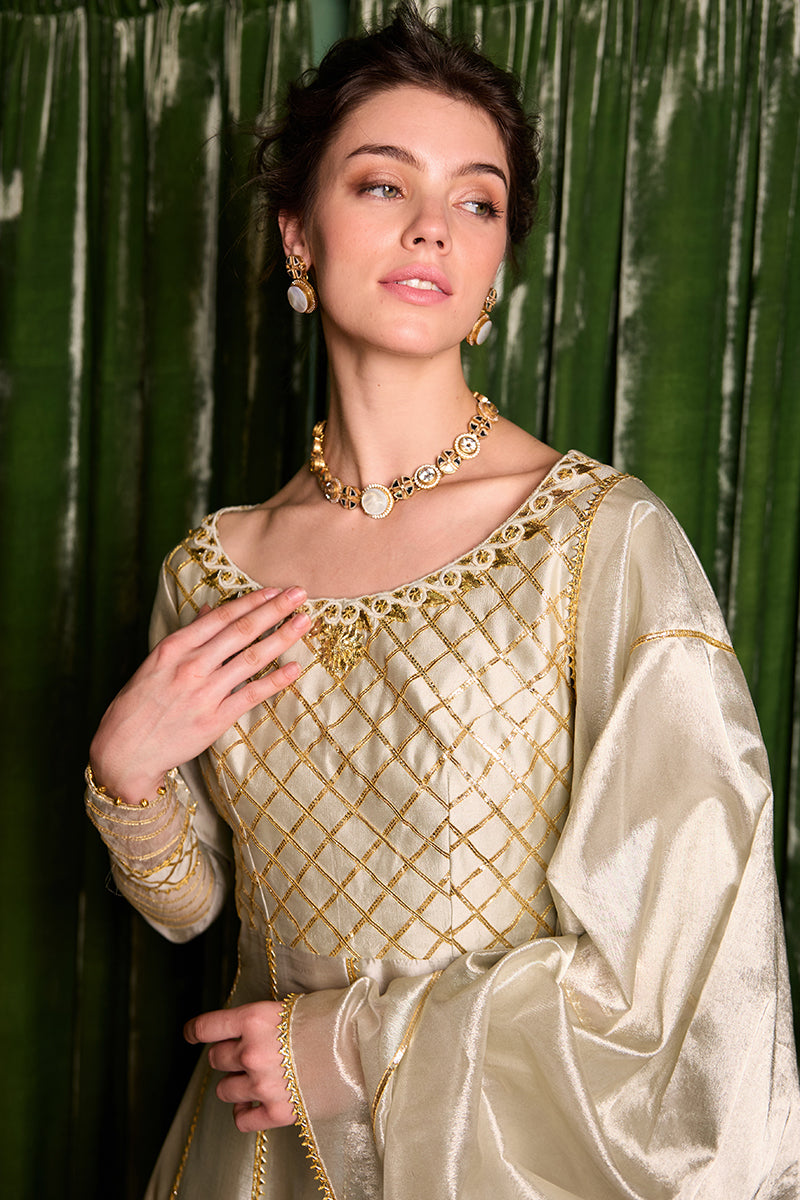 Mushq | Chandni Gota Love It | Lashkara by Mushq - Designer Dress - Type: Ladies Clothes - Available at Libayah - 100% Original
