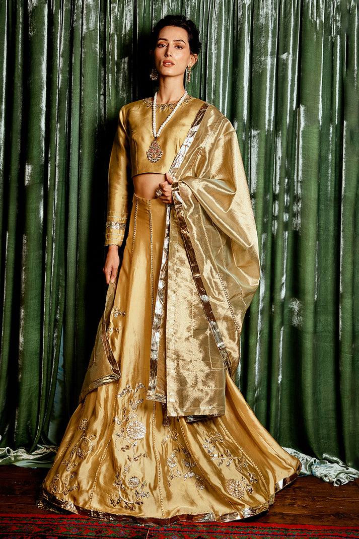 Mushq | Chandni Gota Love It | Suraj Mukhi by Mushq - Designer Dress - Type: Ladies Clothes - Available at Libayah - 100% Original