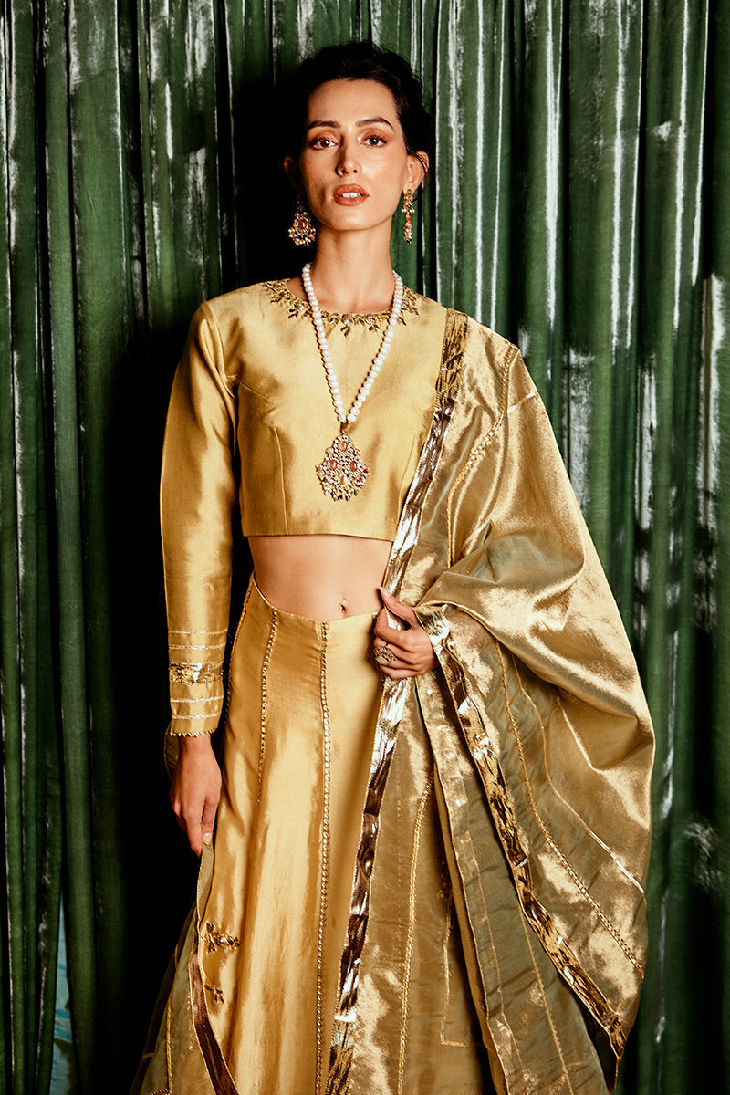 Mushq | Chandni Gota Love It | Suraj Mukhi by Mushq - Designer Dress - Type: Ladies Clothes - Available at Libayah - 100% Original