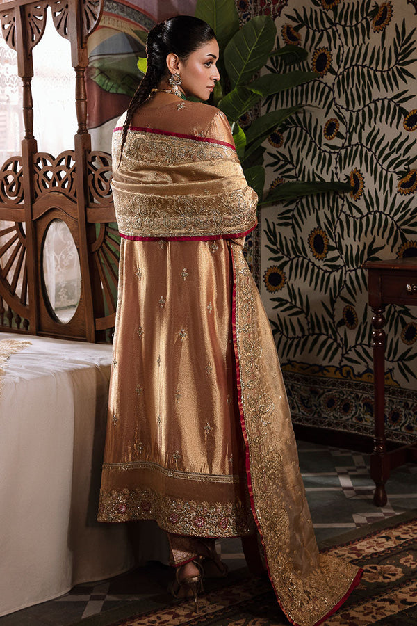 Mushq | Sunehri Lama Silk | Aleha by Mushq - Designer Dress  - Type : Ladies Clothes - Available at Libayah - 100% Original 