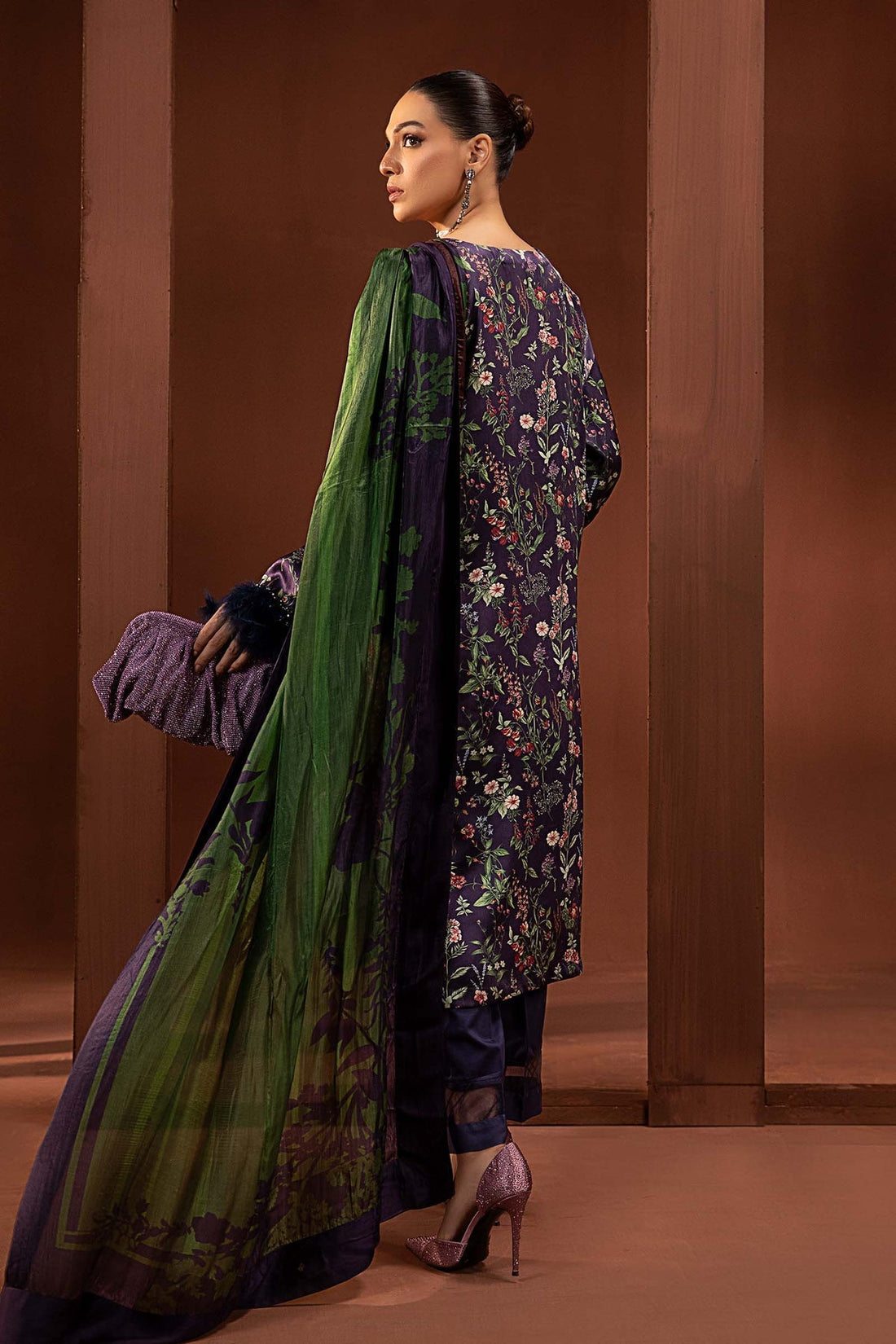 Maria B | Silk Collection 24 | MPS-PF24-05 by Maria B - Designer Dress - Type: Luxury - Available at Libayah - 100% Original