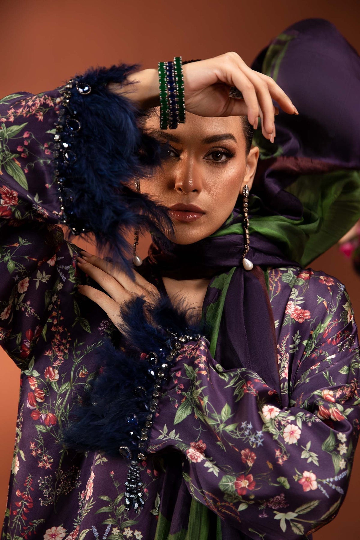 Maria B | Silk Collection 24 | MPS-PF24-05 by Maria B - Designer Dress - Type: Luxury - Available at Libayah - 100% Original