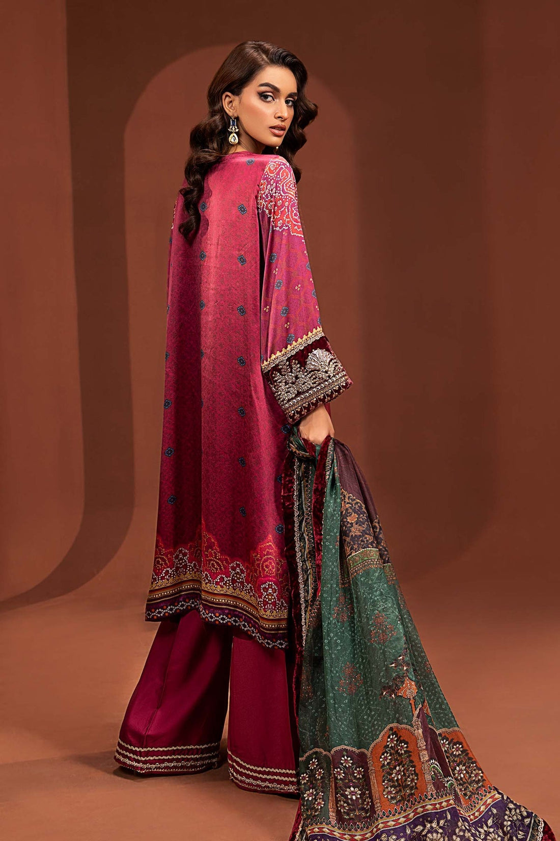 Maria B | Silk Collection 24 | MPS-PF24-07 by Maria B - Designer Dress - Type: Luxury - Available at Libayah - 100% Original