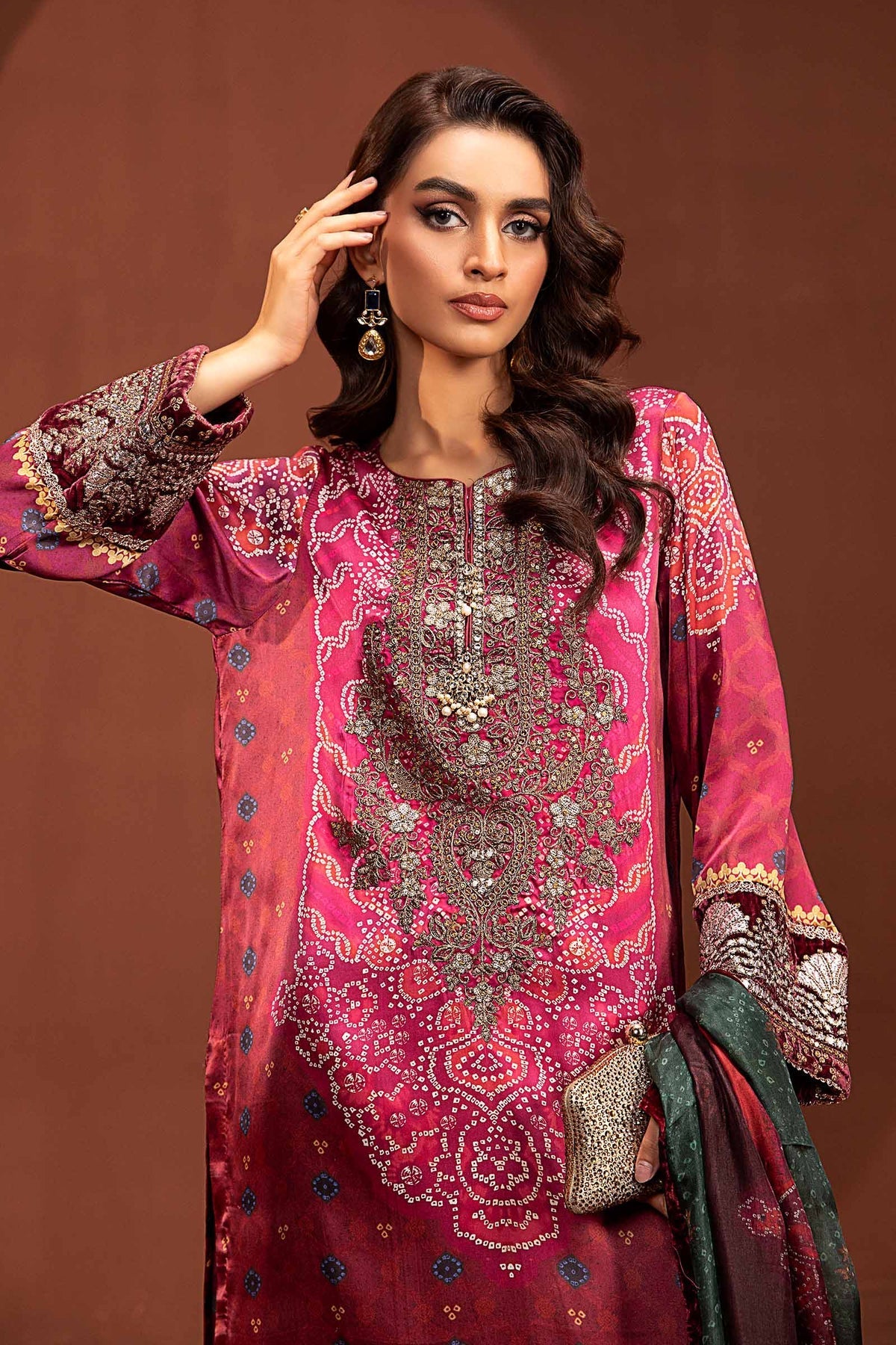 Maria B | Silk Collection 24 | MPS-PF24-07 by Maria B - Designer Dress - Type: Luxury - Available at Libayah - 100% Original