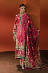 Maria B | Luxury Pret Pre Fall | MPS-EF26-01R1-Pink and Orange by Maria B - Designer Dress  - Type : Ladies Clothes - Available at Libayah - 100% Original 