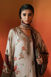 Maria B | Silk Prints | Satin Silk Suit SS-02 by Maria B - Designer Dress  - Type : Ladies Clothes - Available at Libayah - 100% Original 