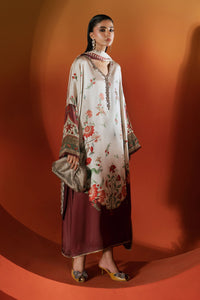 Maria B | Silk Prints | Satin Silk Suit SS-02 by Maria B - Designer Dress  - Type : Ladies Clothes - Available at Libayah - 100% Original 