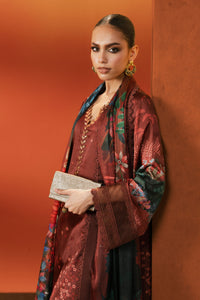 Maria B | Luxury Pret Pre Fall | MPS-EF26-08R1-Maroon by Maria B - Designer Dress  - Type : Ladies Clothes - Available at Libayah - 100% Original 