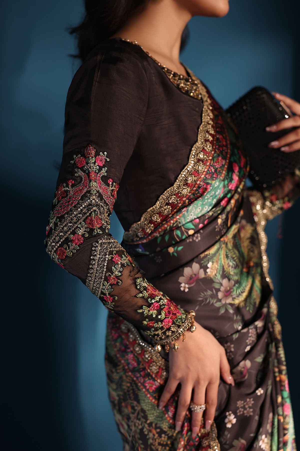 Maria B | Pre fall Dresses | MPS-W25-01 C by Maria B - Designer Dress  - Type : Ladies Clothes - Available at Libayah - 100% Original 