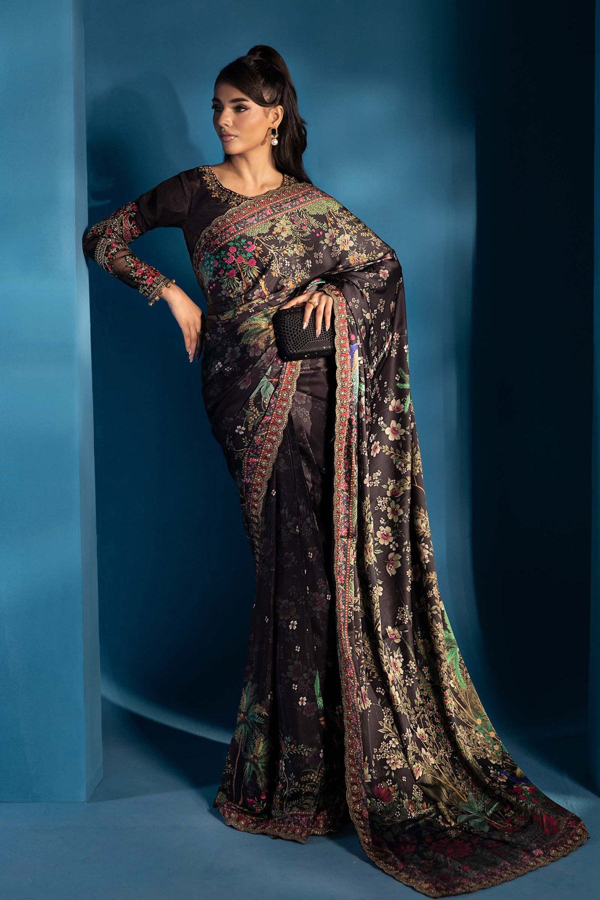 Maria B | Pre fall Dresses | MPS-W25-01 C by Maria B - Designer Dress  - Type : Ladies Clothes - Available at Libayah - 100% Original 