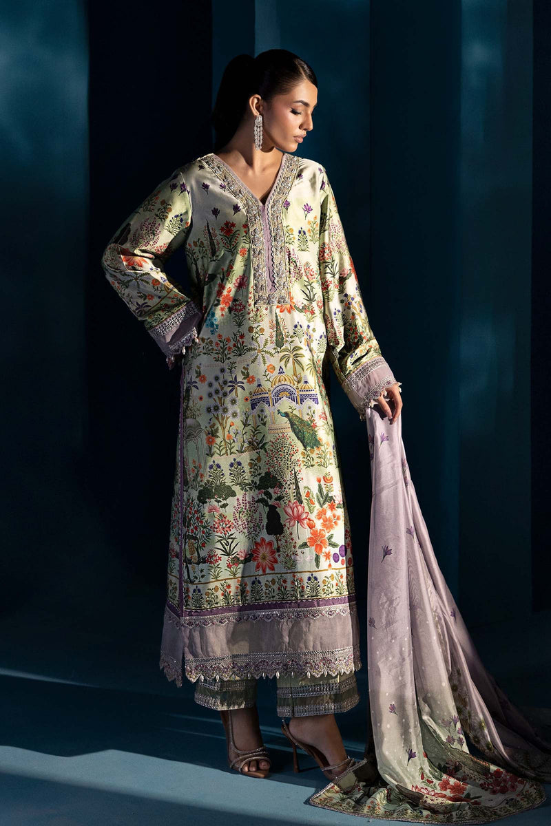 Maria B | Pre fall Dresses |  MPS-W25-06 G by Maria B - Designer Dress  - Type : Ladies Clothes - Available at Libayah - 100% Original 