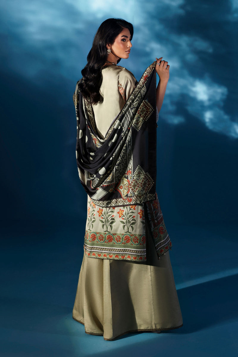 Maria B | Pre fall Dresses |  MPS-W25-05 S by Maria B - Designer Dress  - Type : Ladies Clothes - Available at Libayah - 100% Original 