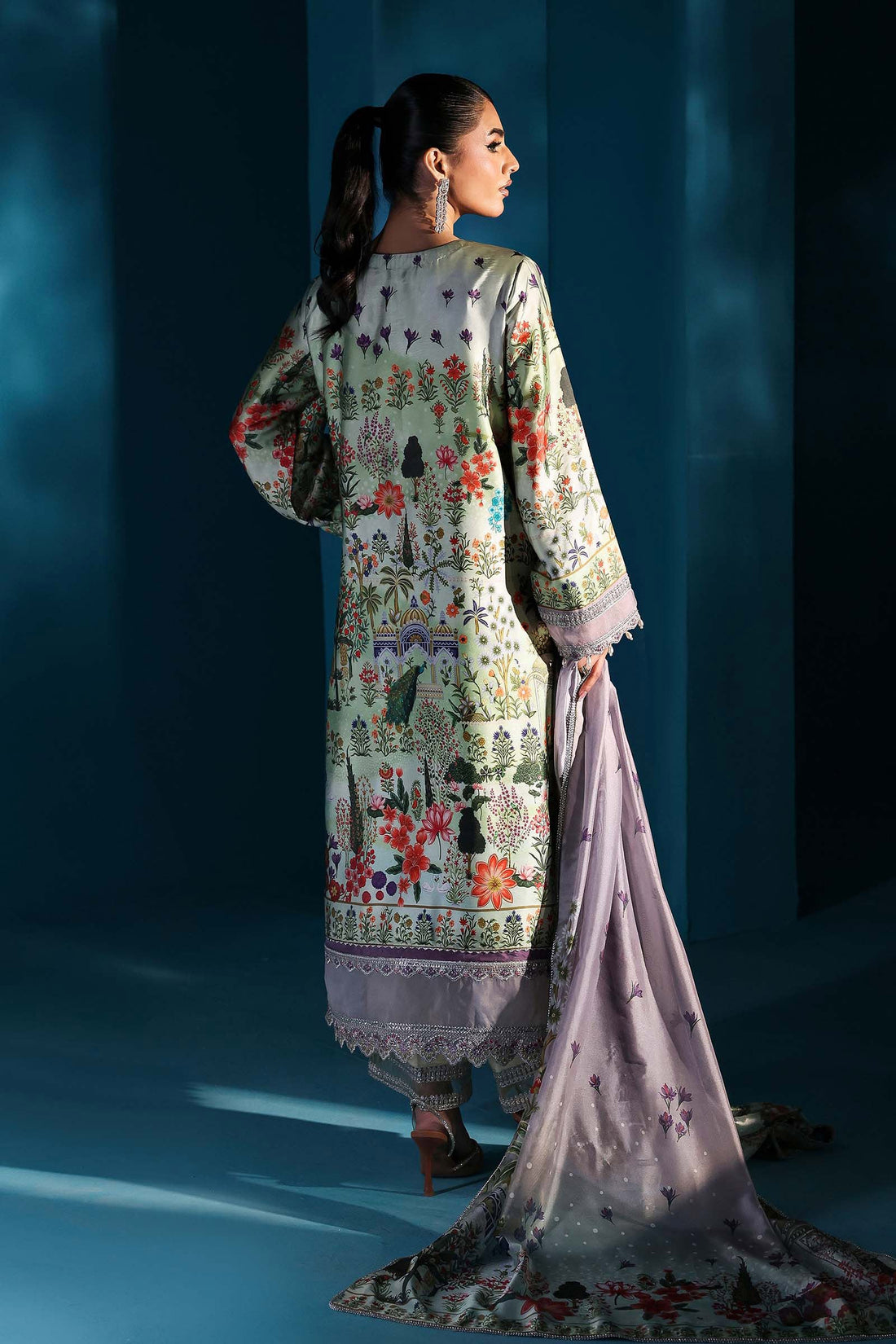 Maria B | Pre fall Dresses |  MPS-W25-06 G by Maria B - Designer Dress  - Type : Ladies Clothes - Available at Libayah - 100% Original 