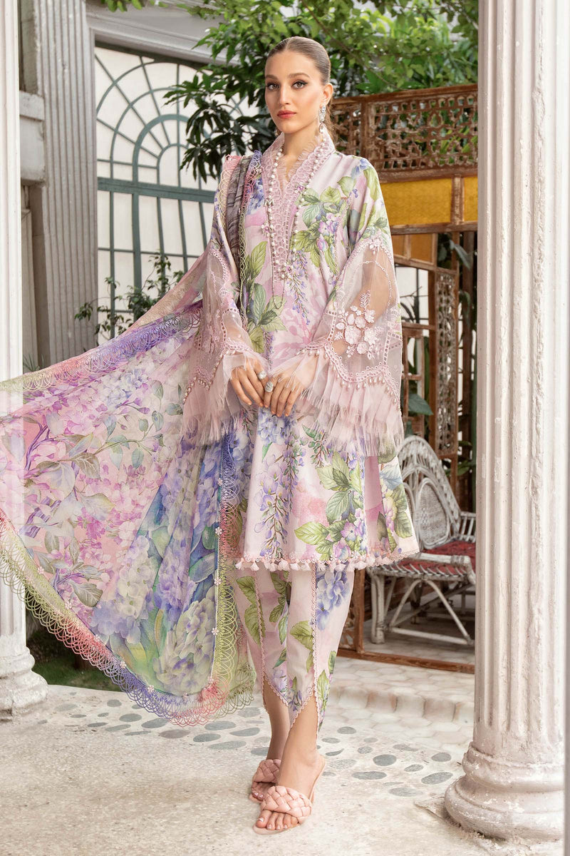 Maria B | M Prints | MPT-1901-A by Maria B - Designer Dress  - Type : Ladies Clothes - Available at Libayah - 100% Original 