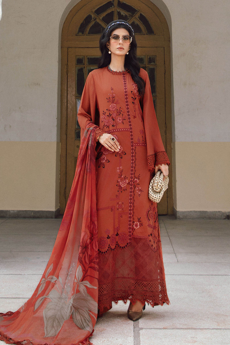 MPT-2701-B – authentic Pakistani dress from the Maria B M Prints Winter 25 collection for women in the UK