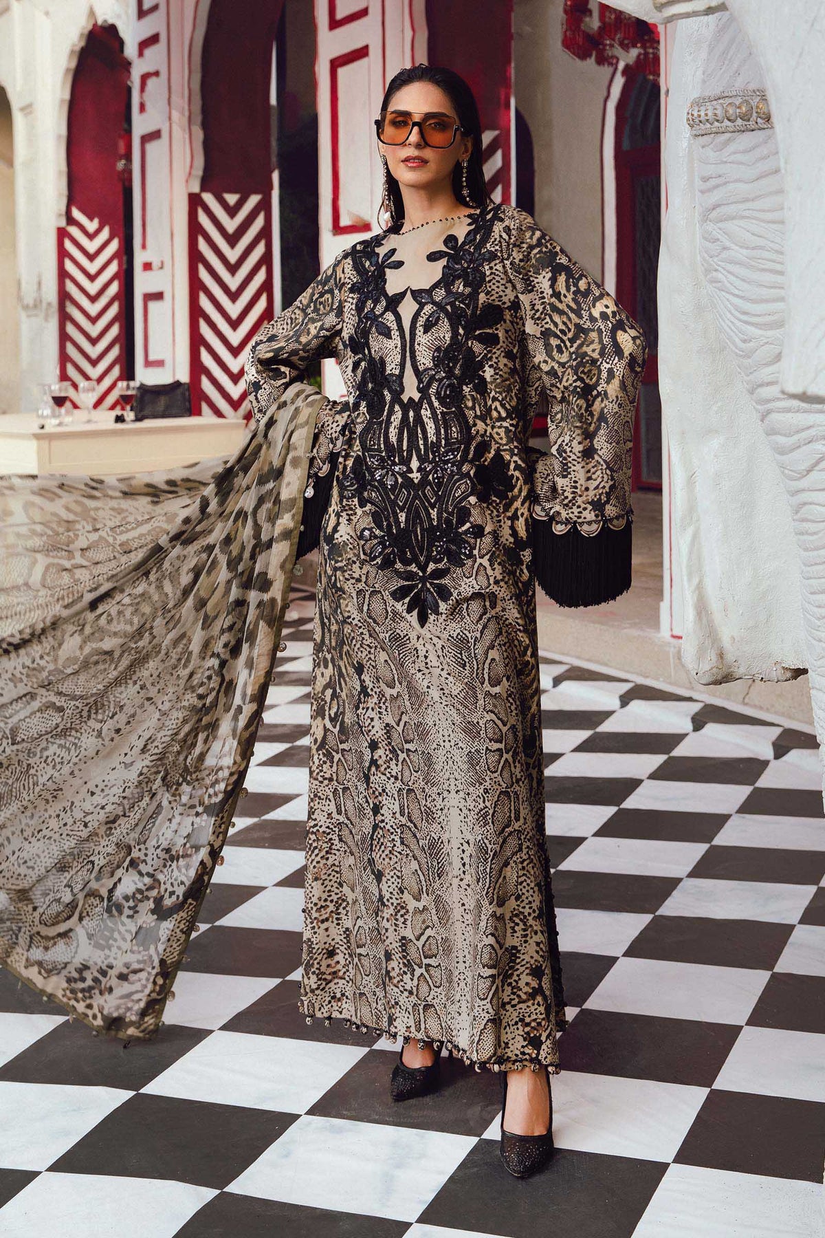 MPT-2702-B – authentic Pakistani dress from the Maria B M Prints Winter 25 collection for women in the UK