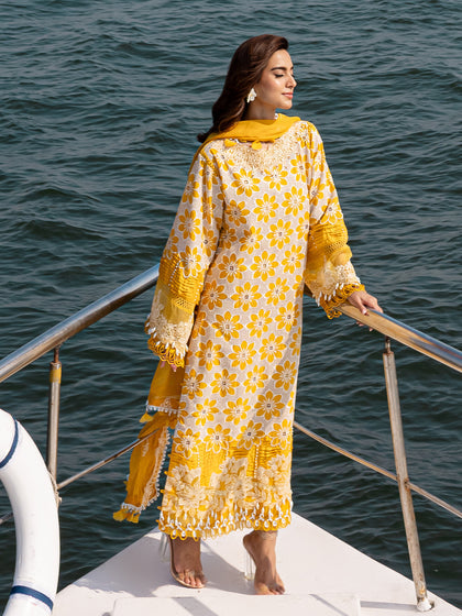 Parishay | Monaco Luxury Lawn 25 | MS-02 by Parishay - Designer Dress - Type: Ladies Clothes - Available at Libayah - 100% Original