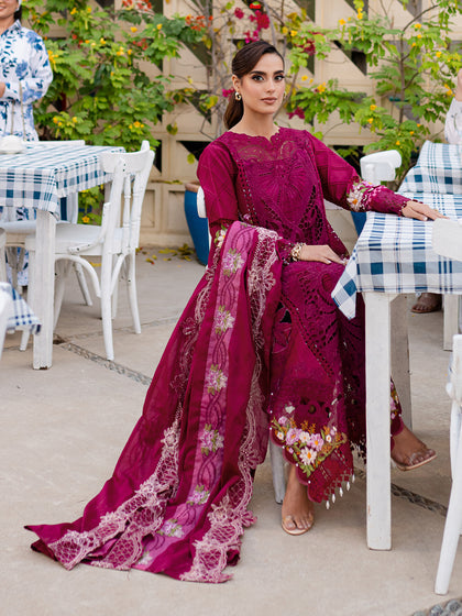 Parishay | Monaco Luxury Lawn 25 | MS-03 by Parishay - Designer Dress - Type: Ladies Clothes - Available at Libayah - 100% Original