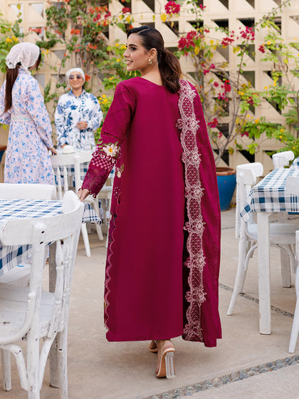 Parishay | Monaco Luxury Lawn 25 | MS-03 by Parishay - Designer Dress - Type: Ladies Clothes - Available at Libayah - 100% Original