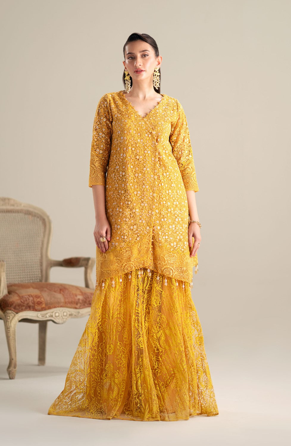 Maryum N Maria | Lagom Ready to Wear | PETUNIA - MS-24220 by Maryum N Maria - Designer Dress - Type: Ladies Clothes - Available at Libayah - 100% Original